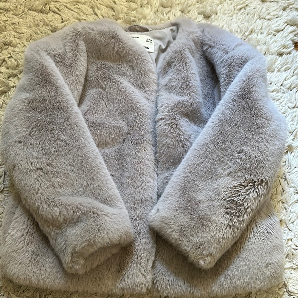 Zara kids fur jacket